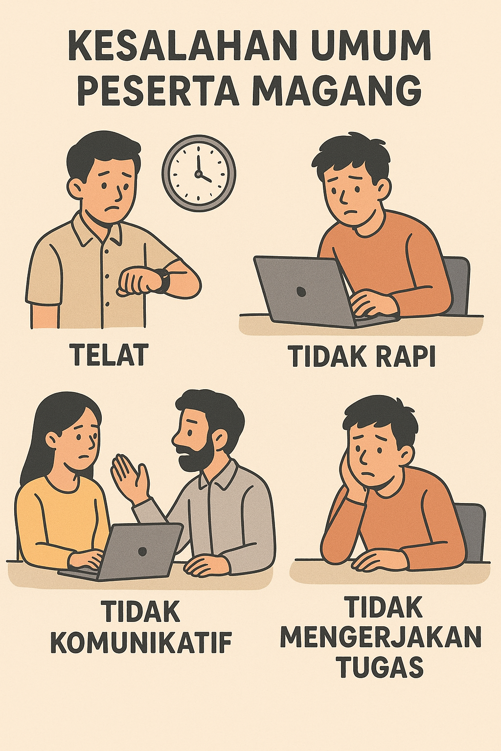 Kesalahan Umum Peserta Magang